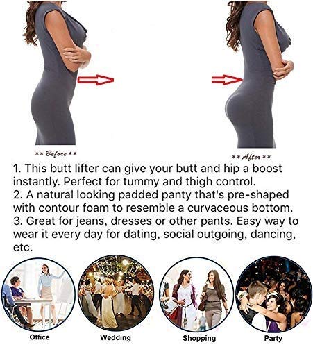 4-in-1 Shaper - Quick Slim Shape Wear Tummy, Back, Thighs, Hips - Black/Efffective Seamless Tummy Tucker